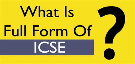 icse board meaning