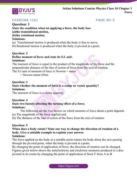 icse class 10 physics chapter 1 questions