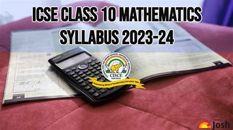 icse maths syllabus 2024