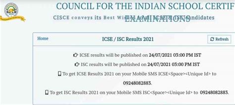 icse result 2023 link