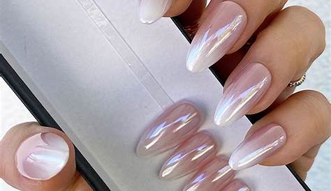 Icy Pink Chrome Nails UPDATED 40 Fantastic August 2020