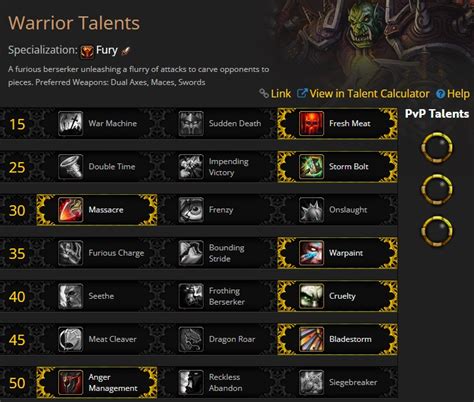 icy veins warrior fury talents for mythic