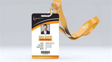 Office Id Card Design Free psd Download GraphicsFamily