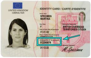 Id Card Gibraltar