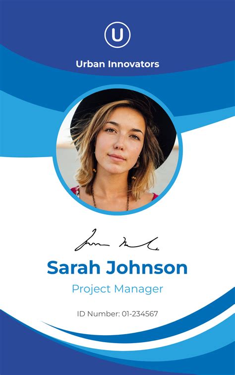 Template For Id Card Free Download