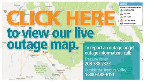 idaho county power outages