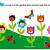 idea cartellone scuola infanzia giardino con fiori
