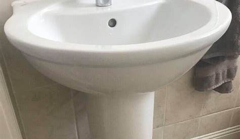 Ideal Standard Full Pedestal Sink White **Excellent