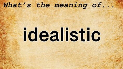 ideal definition science