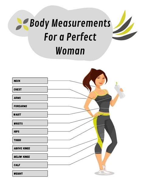 ideal measurements for women's body