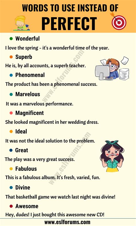 ideal synonym list