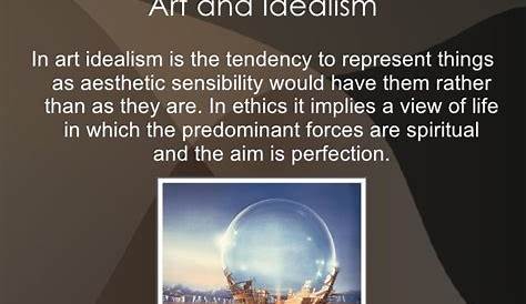 Idealism Definition Art Communication And Culture HEGEL IDEALISM MARKET LIBERALISM