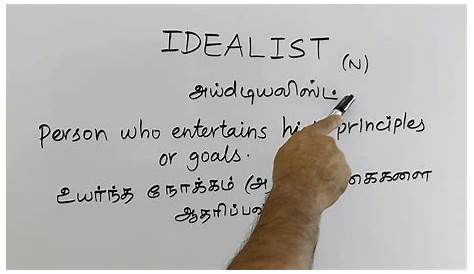 Idealist Meaning In Tamil Nationalism Gitanjali WriteWork