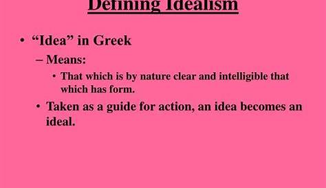 What is Idealism? How to Say Idealism in English? How