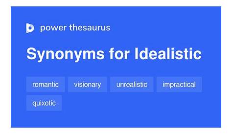 Idealistic Synonym s For Ideal Ideal s