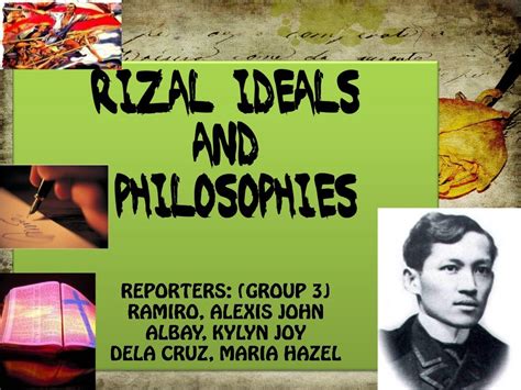ideals and philosophies of rizal