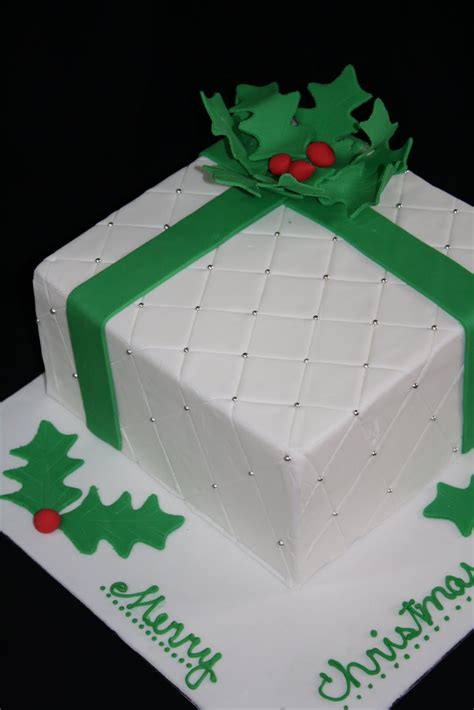 Xmas Square Cake Fondant Ideas / Xmas Square Cake Fondant Ideas