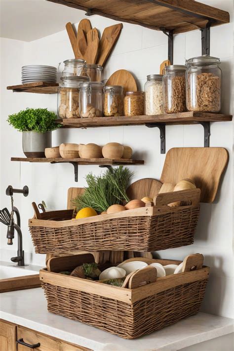 Ideas For Baskets In Kitchen