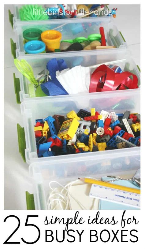 Ideas For Boxes For Toddlers