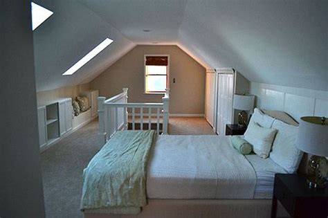 Attic space was converted to a master suite with spacious
