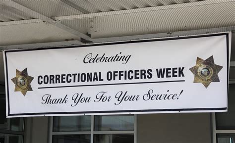 ideas for corrections officer week