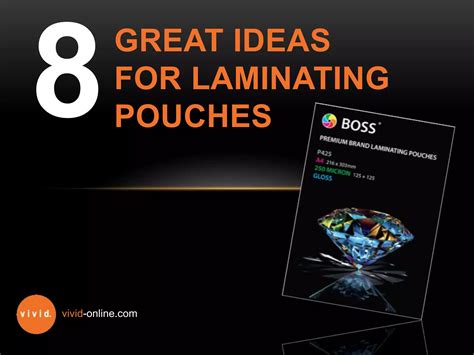 Ideas For Laminating Pouches