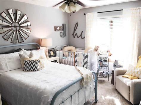Nursery in the master bedroom Room in with your baby in
