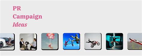 Ideas For Pr Campaign