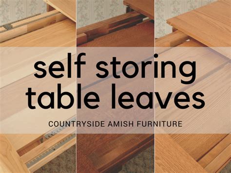 Ideas For Storing Table Leaves