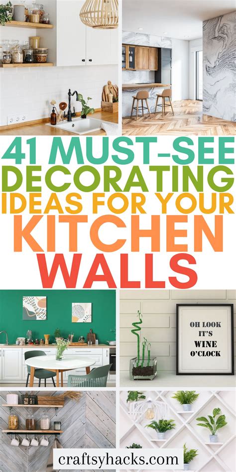Ideas On Decorating Kitchen Walls