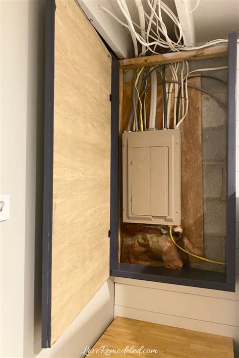 Hide the electric panel. Basement Ideas Pinterest