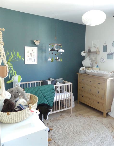 Chambre bébé bleue Décoratrice d'intérieur Home by Marie Deco