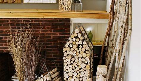 La bûche de bois décorative, une source de projets créatifs