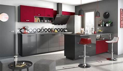 Idee deco cuisine rouge et gris Atwebster.fr Maison et