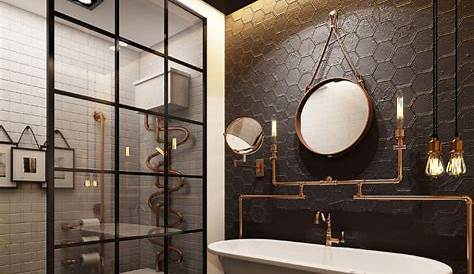 1001 + idées pour la salle de bain industrielle magnifique