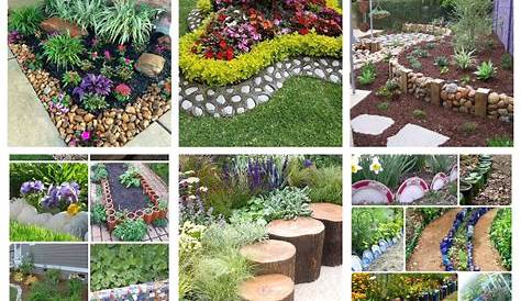 Geniale Ideen für dekorative Beet-Umrandungen für euren Garten