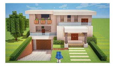 Minecraft: How to build a dark oak wooden house em 2020 | Casas