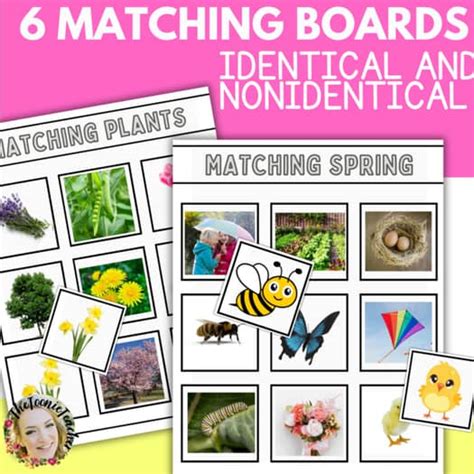 Identical Matching Nonidentical Printables