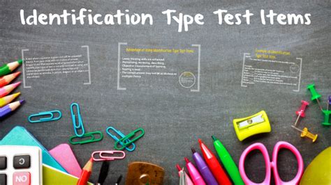 identification type of test example