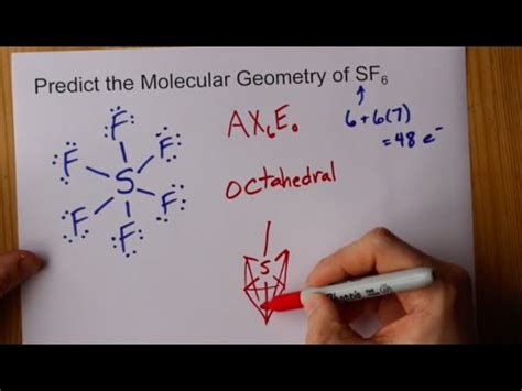 identify the ideal molecular geometry for sf6