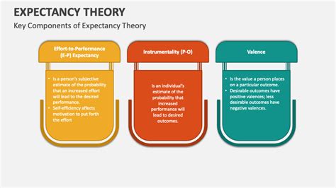 identify the three components of expectancy theory
