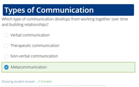 Identifying Types Of Communication Quizlet