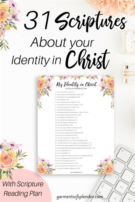 Discover Identity in Christ Scripture
