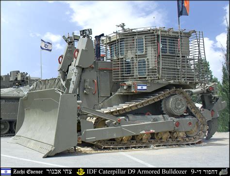 idf caterpillar d9r armored bulldozer