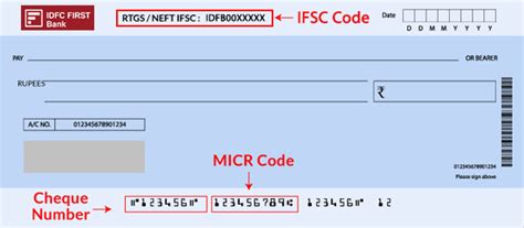idfc iban code