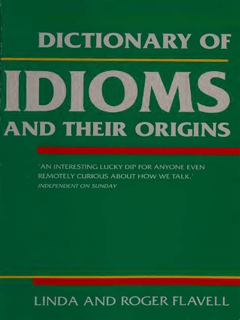 idiom origins dictionary