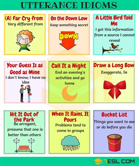 idiomatic sayings