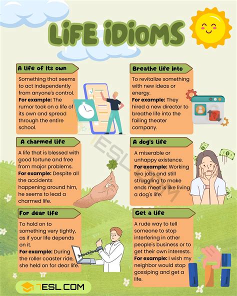 idioms life