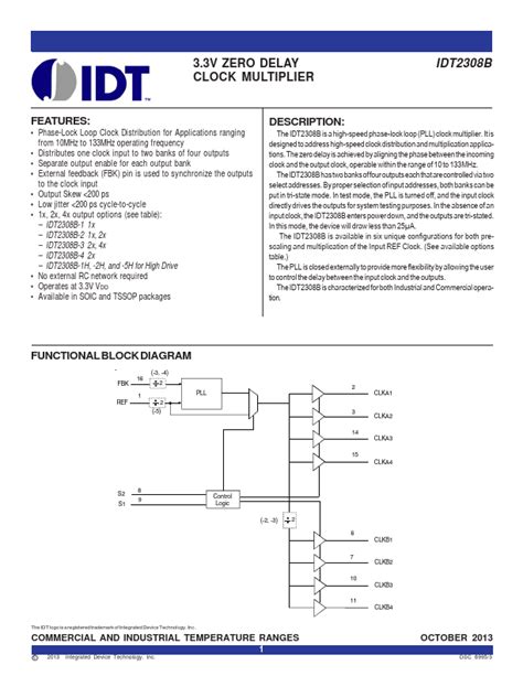 Idt Clock Multiplier