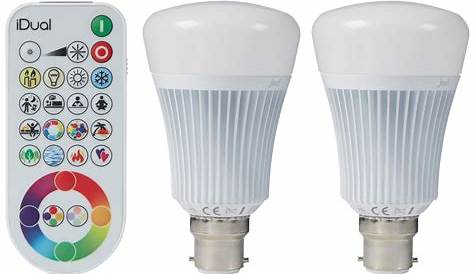 Idual Lights E14 IDual LED Lamp 7W RGB Without Remote .co.uk
